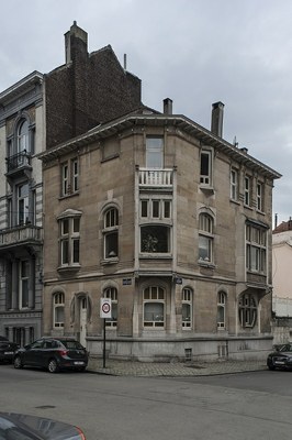 Façade avant restauration (photo 03/2018) © urban.brussels