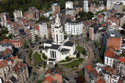 Place Altitude Cent, photo aérienne