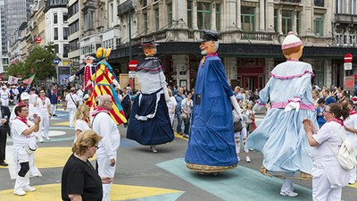 Les géants du Meyboom - © KIK-IRPA/RBC-BHG, cliché x118764