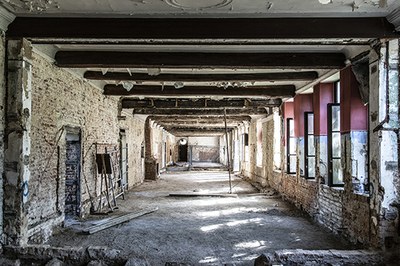 De voormalige kapittelzaal tijdens de werf - © Urban.brussels