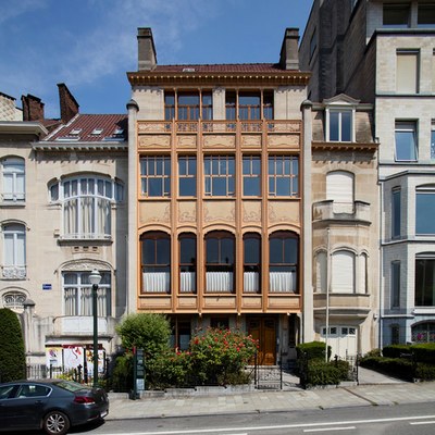 Hotel Van Eetvelde. Voorgevel. © KIK-IRPA_urban.brussels